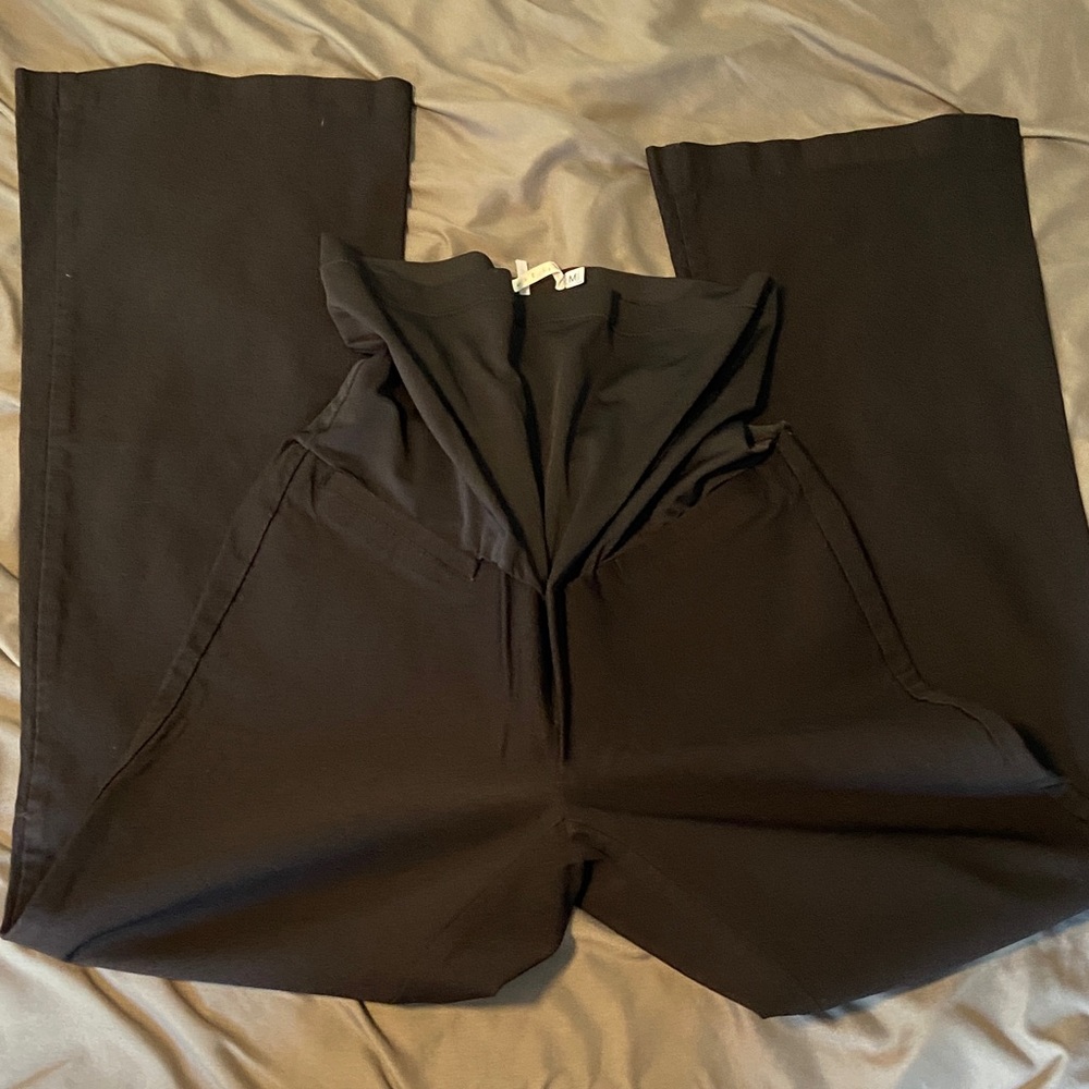 Black Wide-Leg Pants